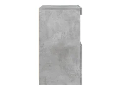 Aparador cómoda cómoda armario mueble organizador cocina salón salón con luces LED 41 x 37 x 67 cm gris 02_0029999