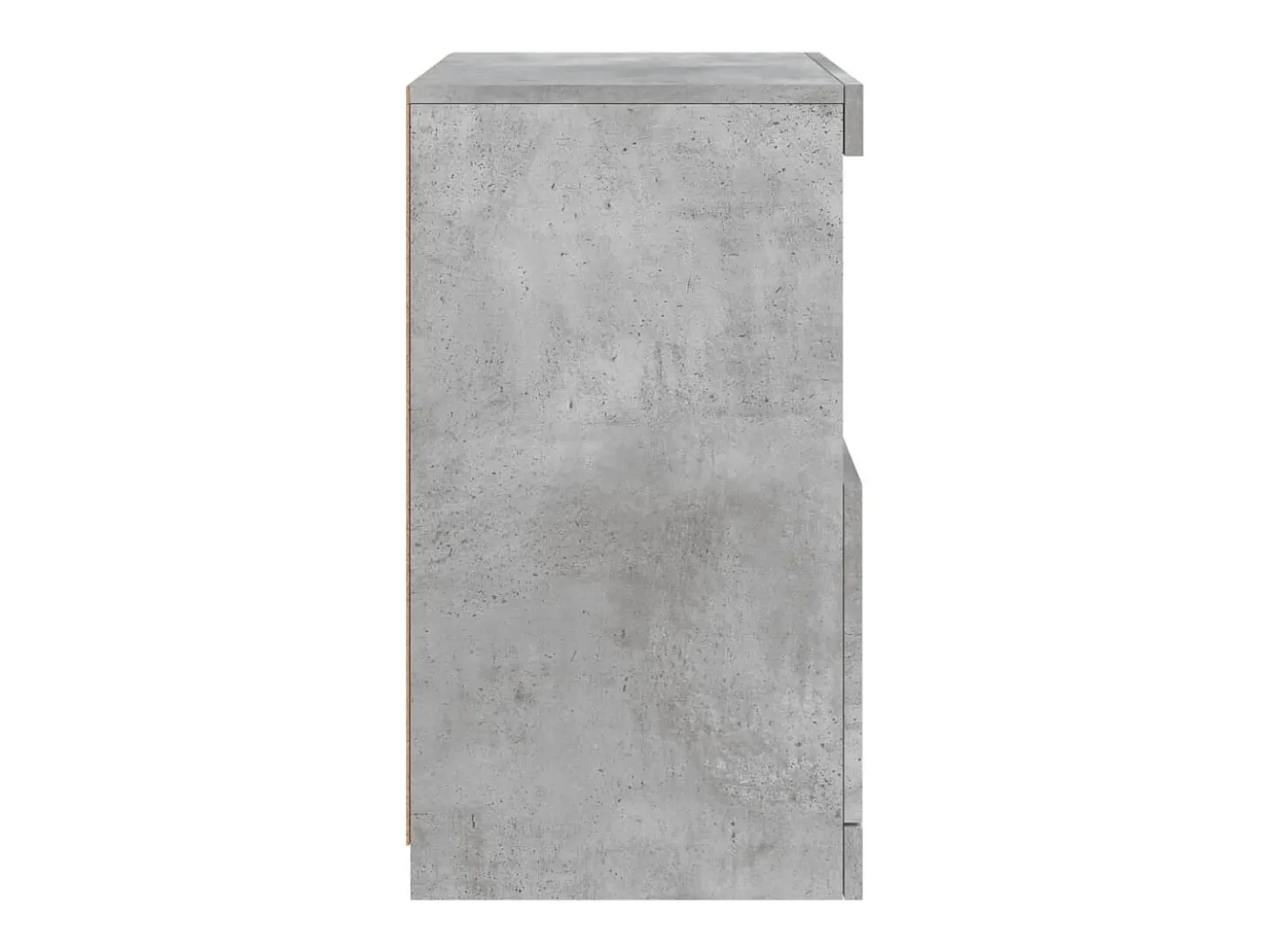 Aparador cómoda cómoda armario mueble organizador cocina salón salón con luces LED 41 x 37 x 67 cm gris 02_0029999