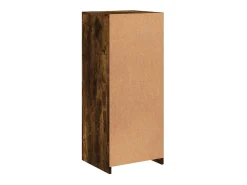 Aparador cómoda cómoda armario mueble organizador cocina salón salón con luces LED 41 x 37 x 100 cm marrón 02_0029883