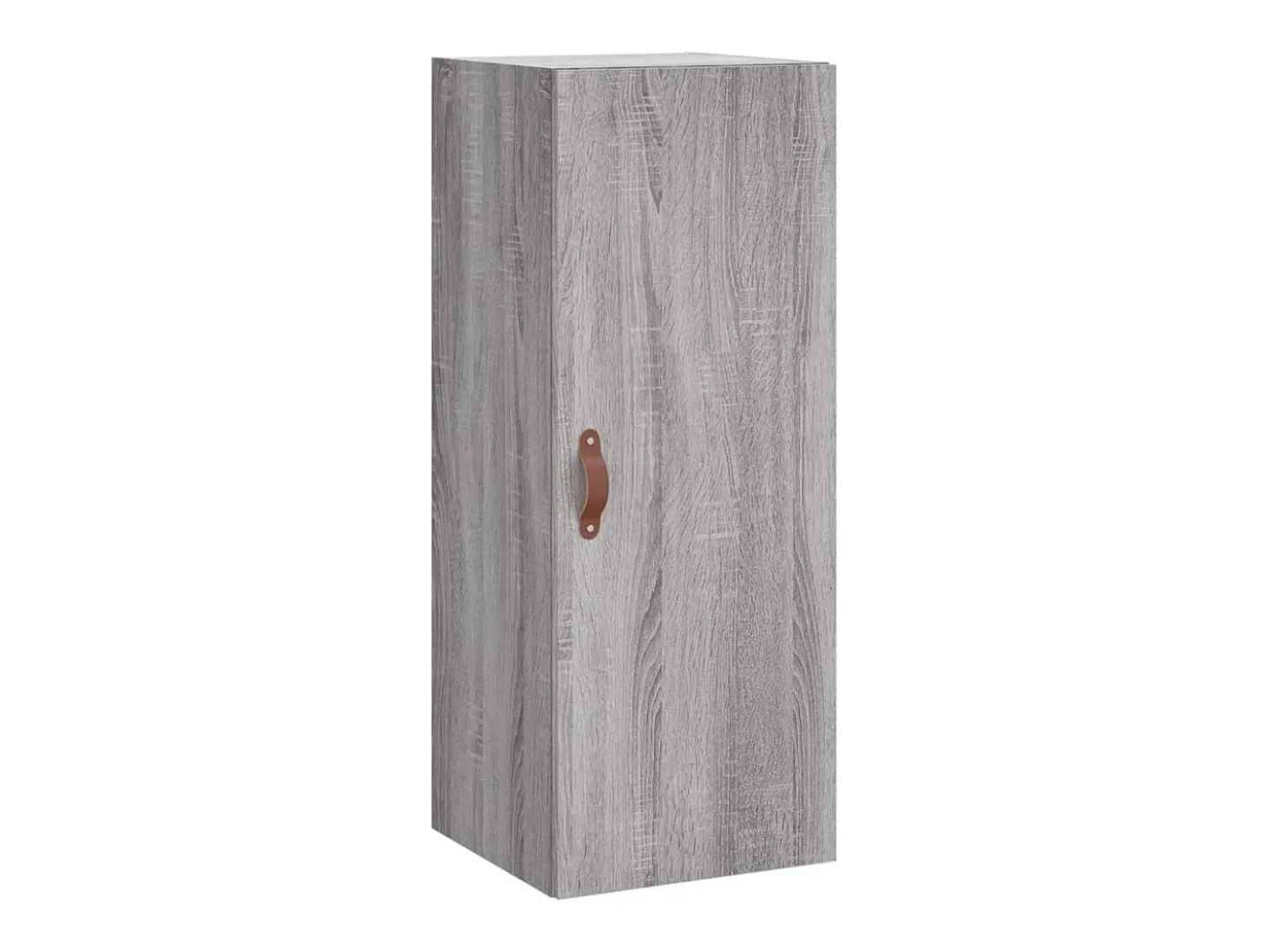 Aparador cómoda cómoda armario mueble organizador cocina salón salón alto Sonoma 34,5 x 34 x 180 cm madera contrachapada gris 02_0035209