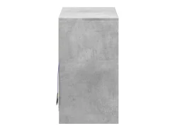 Aparador Cómoda Cómoda Armario Organizador Cocina Salón Salón con LED 72 x 34 x 61 cm Madera contrachapada Gris 02_0029806