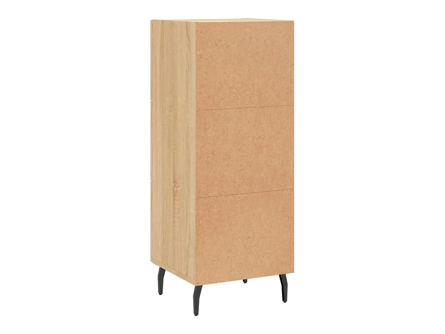 Aparador cómoda cómoda armario mueble de almacenamiento organizador cocina salón salón Sonoma 34,5 x 34 x 90 cm madera contrachapada marrón 02_0031554