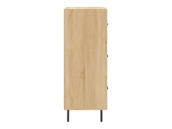 Aparador cómoda cómoda armario mueble de almacenamiento organizador cocina salón salón Sonoma 34,5 x 34 x 90 cm madera contrachapada marrón 02_0031554