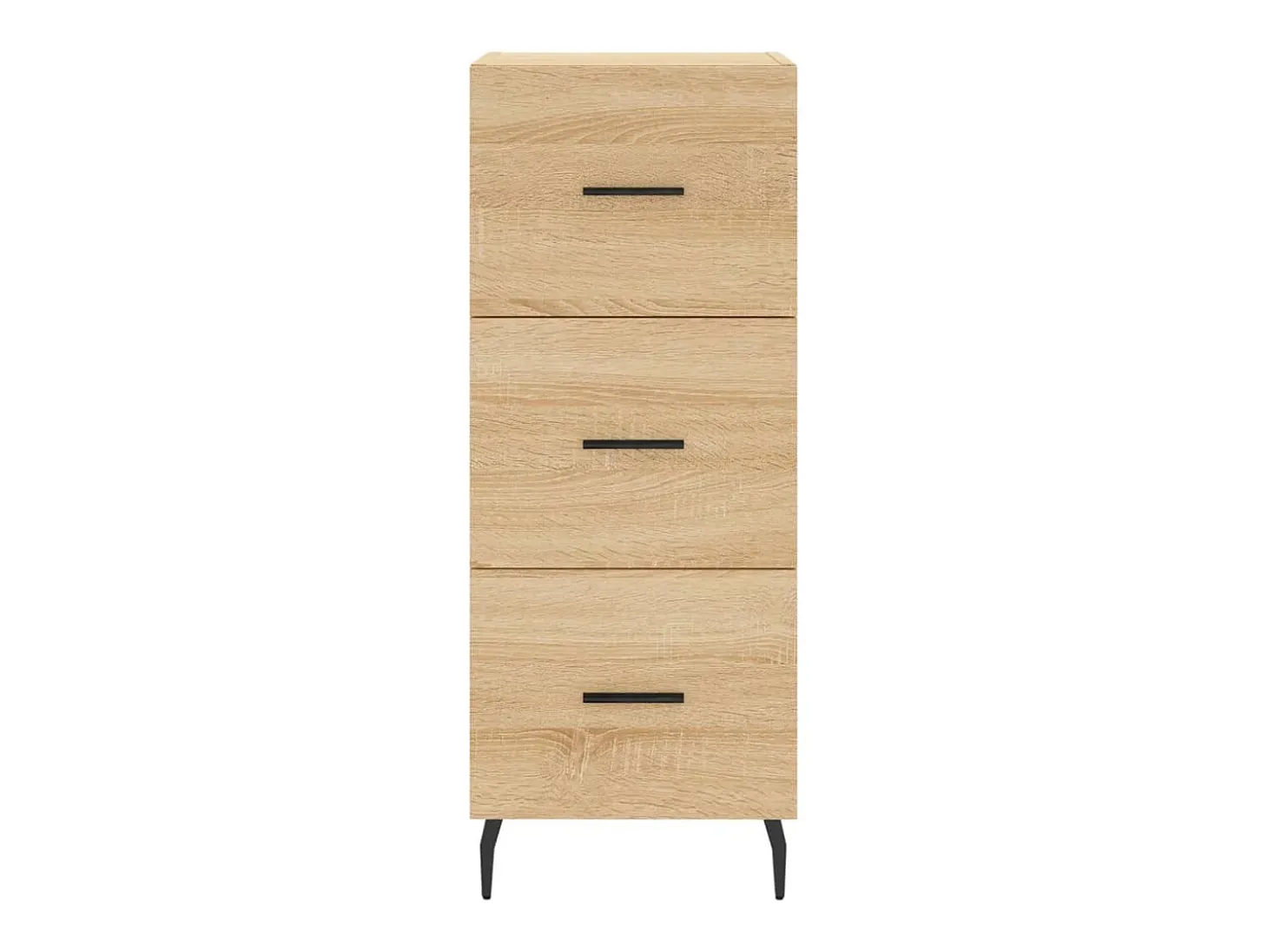 Aparador cómoda cómoda armario mueble de almacenamiento organizador cocina salón salón Sonoma 34,5 x 34 x 90 cm madera contrachapada marrón 02_0031554