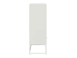 Aparador cómoda cómoda armario mueble organizador cocina salón salón alto 68 x 39 x 111,5 cm acero blanco 02_0032487