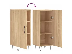 Aparador cómoda cómoda armario mueble organizador cocina salón salón Sonoma 34,5 x 34 x 90 cm madera contrachapada marrón 02_0031527