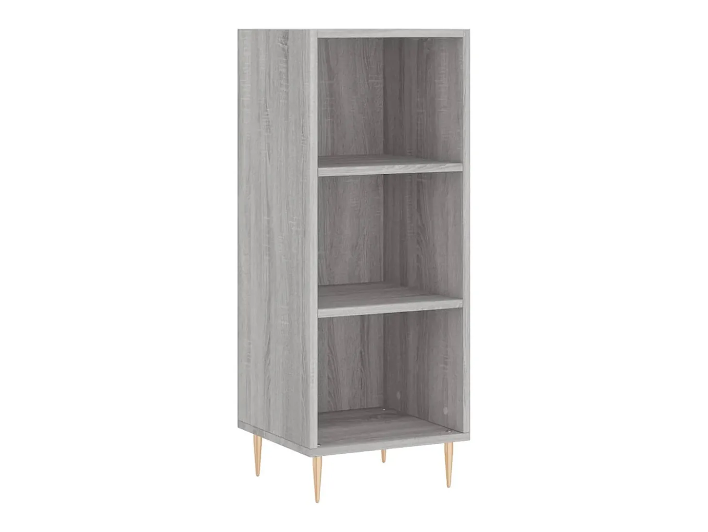 Aparador cómoda cómoda armario mueble organizador cocina salón salón alto Sonoma 34,5 x 34 x 180 cm madera contrachapada gris 02_0035301