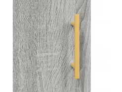 Aparador cómoda cómoda armario mueble organizador cocina salón salón alto Sonoma 34,5 x 34 x 180 cm madera contrachapada gris 02_0035301