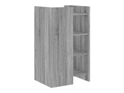 Aparador cómoda cómoda armario mueble organizador cocina salón salón Sonoma 45 x 35 x 75 cm madera contrachapada gris 02_0036365