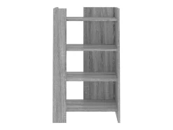 Aparador cómoda cómoda armario mueble organizador cocina salón salón Sonoma 45 x 35 x 75 cm madera contrachapada gris 02_0036365