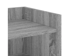 Aparador cómoda cómoda armario mueble organizador cocina salón salón Sonoma 45 x 35 x 75 cm madera contrachapada gris 02_0036365