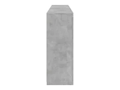 Aparador cómoda cómoda armario mueble organizador cocina salón salón con luces LED 181,5 x 37 x 100 cm gris 02_0029985