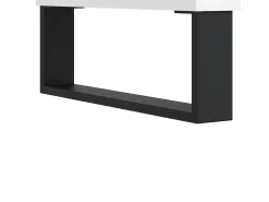 Aparador cómoda cómoda armario mueble organizador cocina salón salón 40 x 35 x 70 cm madera contrachapada blanca 02_0030297