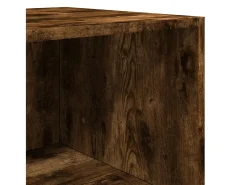 Aparador cómoda cómoda armario mueble organizador cocina salón salón alto 40 x 41 x 185 cm madera contrachapada marrón 02_0033355