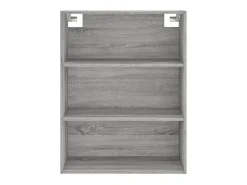 Aparador cómoda cómoda armario mueble organizador cocina salón salón alto Sonoma 69,5 x 34 x 180 cm madera contrachapada gris 02_0035607