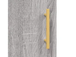 Aparador cómoda cómoda armario mueble organizador cocina salón salón alto Sonoma 69,5 x 34 x 180 cm madera contrachapada gris 02_0035612