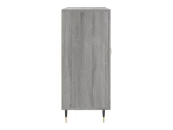 Aparador cómoda cómoda armario mueble organizador cocina salón salón Sonoma 90 x 34 x 80 cm madera contrachapada gris 02_0036547