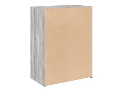 Aparador cómoda cómoda armario unidad de almacenamiento organizador cocina salón salón Sonoma 70 x 41 x 93 cm madera contrachapada gris 02_0036521
