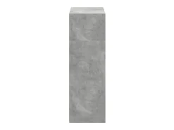 Aparador cómoda cómoda armario mueble organizador cocina salón salón alto 70 x 41 x 124 cm madera contrachapada gris 02_0034714