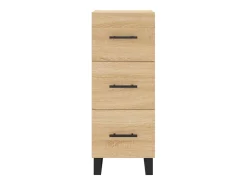 Aparador cómoda cómoda armario mueble organizador cocina salón salón Sonoma 34,5 x 34 x 90 cm madera contrachapada marrón 02_0031531