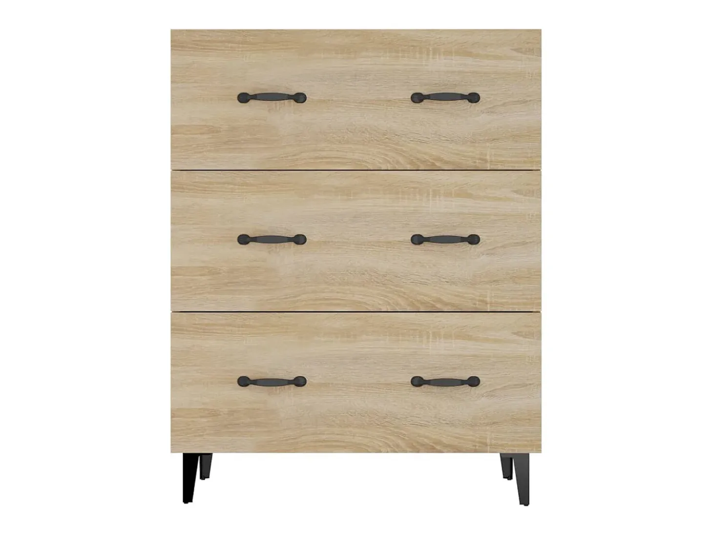 Aparador cómoda cómoda armario mueble organizador cocina salón salón Sonoma 69,5 x 34 x 90 cm madera contrachapada marrón 02_0031641
