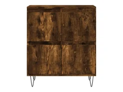 Aparador cómoda cómoda armario mueble organizador cocina salón salón 60 x 35 x 70 cm madera contrachapada marrón 02_0030990