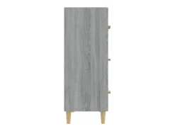 Aparador cómoda cómoda armario unidad de almacenamiento organizador cocina salón salonsonoma 70 x 34 x 90 cm madera contrachapada gris 02_0036510