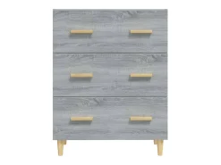 Aparador cómoda cómoda armario unidad de almacenamiento organizador cocina salón salonsonoma 70 x 34 x 90 cm madera contrachapada gris 02_0036510
