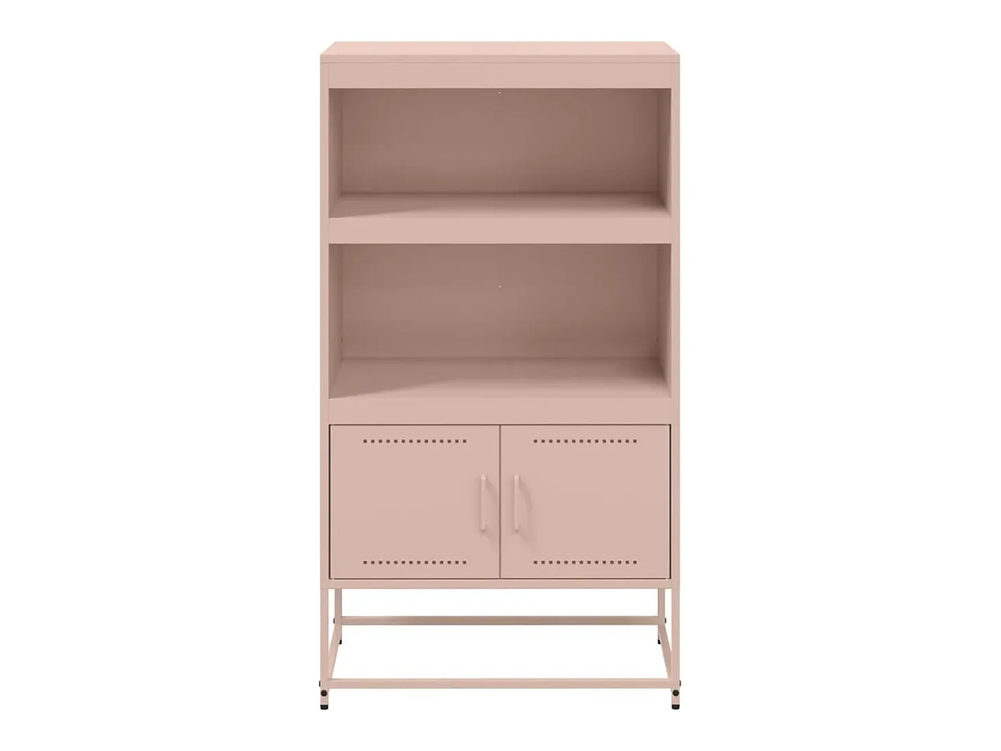 Aparador cómoda cómoda armario mueble organizador cocina salón salón alto 68,5 x 38,5 x 123,5 cm acero rosa 02_0035161
