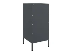 Aparador cómoda cómoda armario mueble organizador cocina salón salón 36 x 39 x 79 cm acero antracita 02_0029695