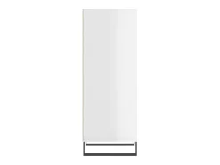 Aparador cómoda cómoda armario mueble organizador cocina salón brillante 34,5 x 32,5 x 90 cm madera contrachapada blanco 02_0030585