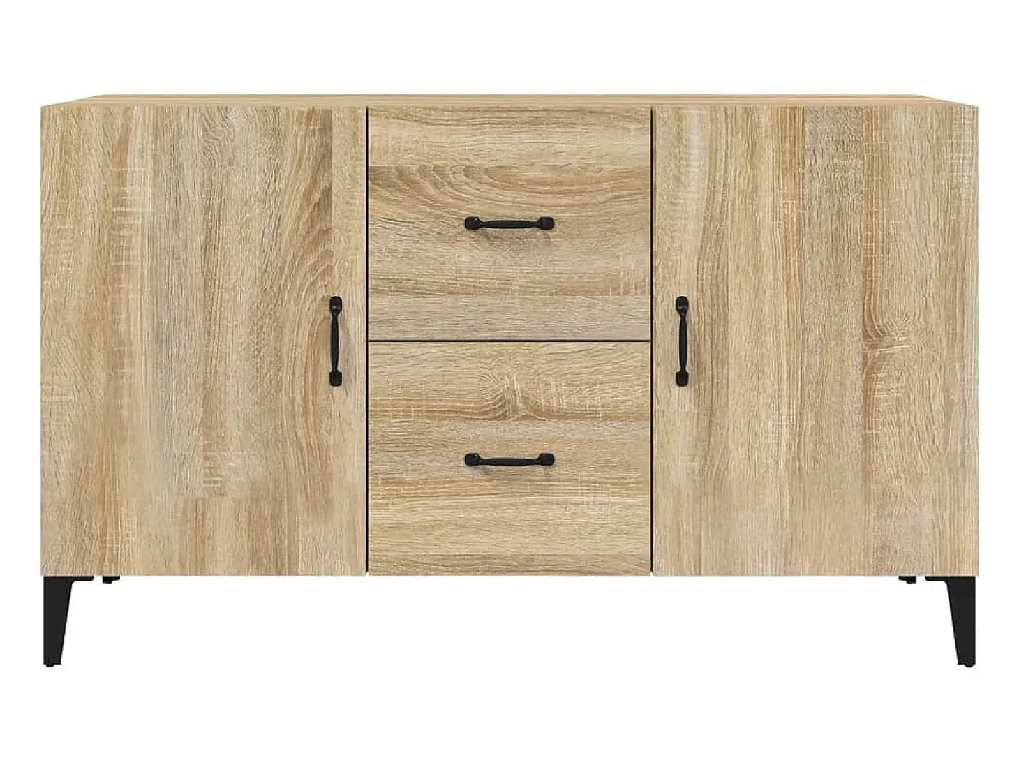 Aparador cómoda cómoda armario mueble organizador cocina salón salón Sonoma 100 x 36 x 60 cm madera contrachapada marrón 02_0031464