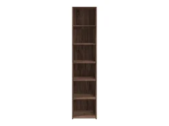 Aparador cómoda cómoda armario mueble organizador cocina salón salón alto 40 x 41 x 185 cm madera contrachapada marrón 02_0033714