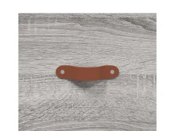 Aparador cómoda cómoda armario mueble organizador cocina salón salón Sonoma 34,5 x 34 x 90 cm madera contrachapada gris 02_0036343