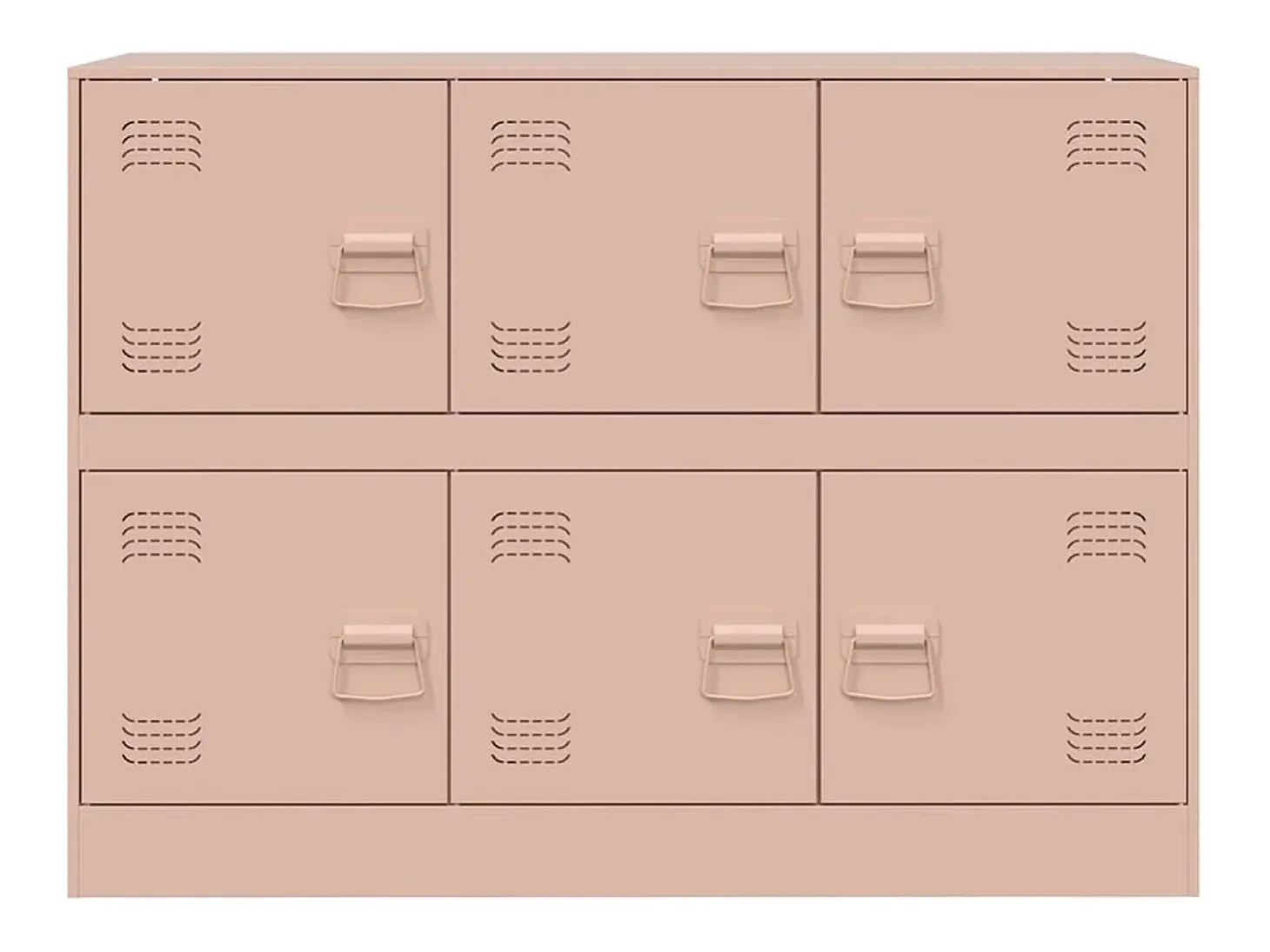 Aparador cómoda cómoda armario mueble organizador cocina salón salón 99 x 39 x 73 cm acero rosa 02_0036219