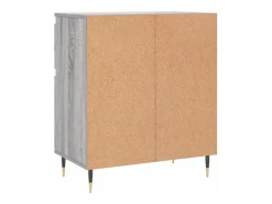 Aparador cómoda cómoda armario unidad de almacenamiento organizador cocina salón salón Sonoma 60 x 35 x 70 cm madera contrachapada gris 02_0036395