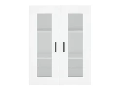 Aparador cómoda cómoda armario mueble organizador cocina salón salón alto 69,5 x 34 x 180 cm madera contrachapada blanco 02_0032567