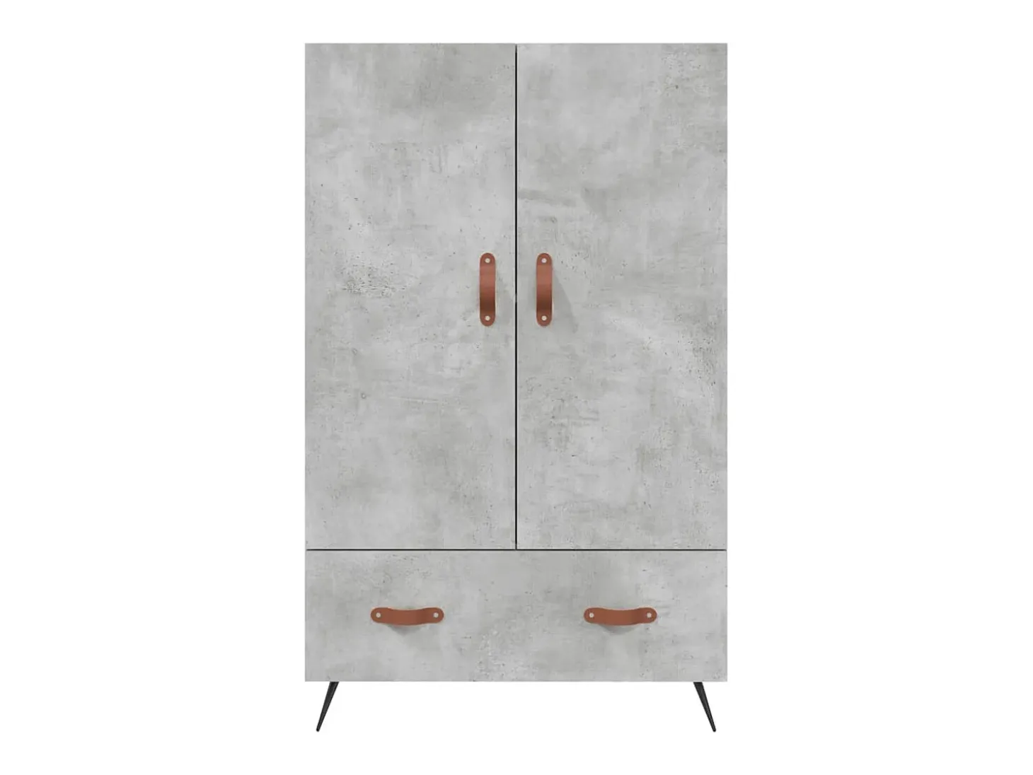 Aparador cómoda cómoda armario mueble organizador cocina salón salón alto 69,5 x 31 x 115 cm madera contrachapada gris 02_0034477