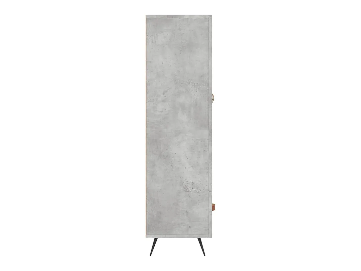 Aparador cómoda cómoda armario mueble organizador cocina salón salón alto 69,5 x 31 x 115 cm madera contrachapada gris 02_0034477
