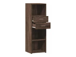 Aparador cómoda cómoda armario mueble organizador cocina salón salón alto 40 x 42,5 x 124 cm madera contrachapada marrón 02_0033715