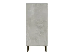 Aparador cómoda cómoda armario mueble organizador cocina salón salón 90 x 34 x 80 cm madera contrachapada gris 02_0032119