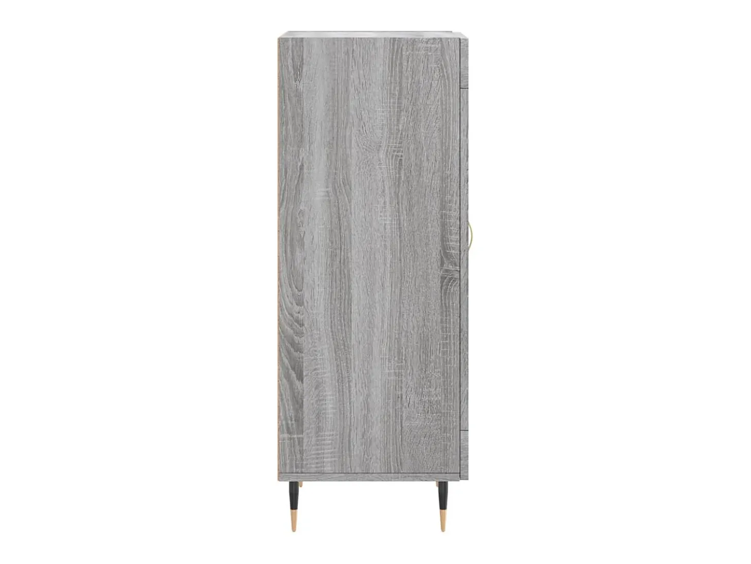 Aparador cómoda cómoda armario mueble organizador cocina salón salón Sonoma 34,5 x 34 x 90 cm madera contrachapada gris 02_0036335