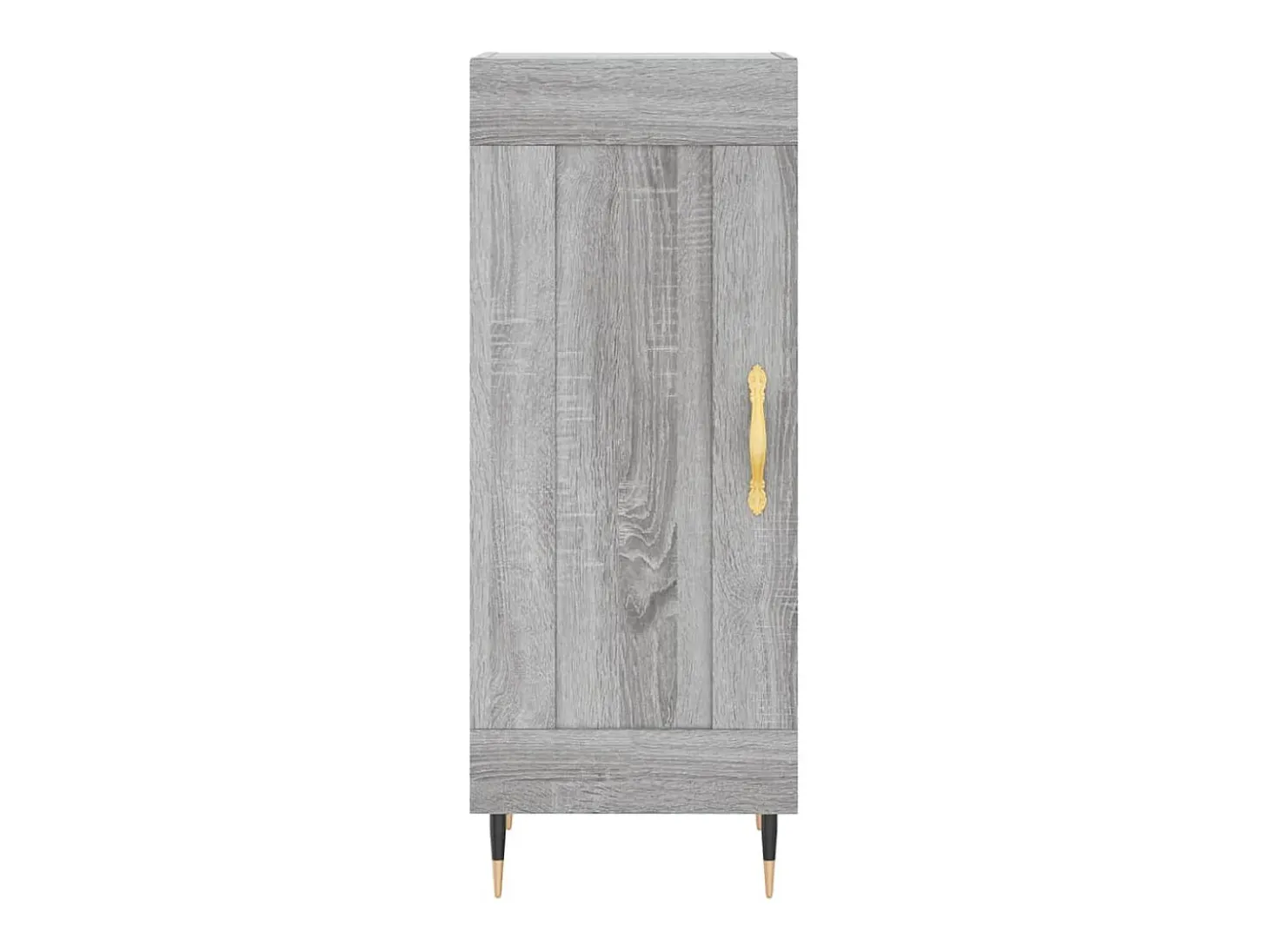 Aparador cómoda cómoda armario mueble organizador cocina salón salón Sonoma 34,5 x 34 x 90 cm madera contrachapada gris 02_0036335