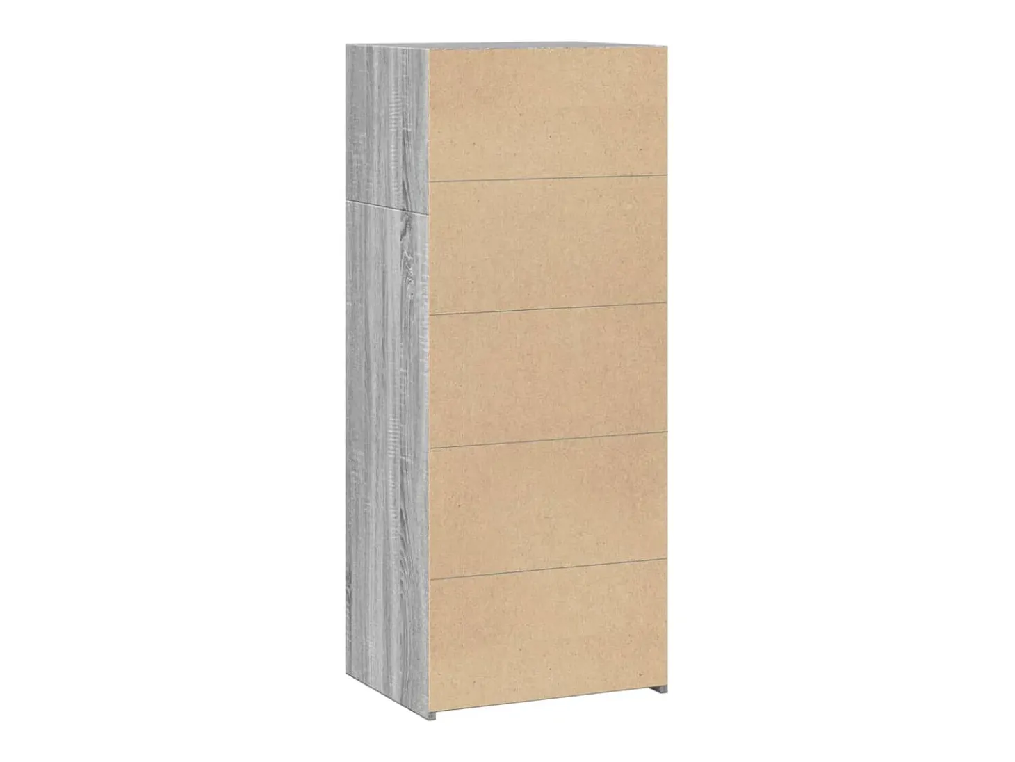 Aparador cómoda cómoda armario mueble organizador cocina salón salón alto Sonoma 50 x 41 x 124 cm madera contrachapada gris 02_0035370