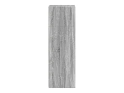 Aparador cómoda cómoda armario mueble organizador cocina salón salón alto Sonoma 50 x 41 x 124 cm madera contrachapada gris 02_0035370