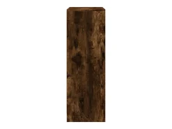 Aparador cómoda cómoda armario mueble organizador cocina salón salón con LED 77 x 34 x 100 cm madera contrachapada marrón 02_0029783
