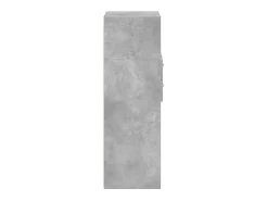 Aparador cómoda cómoda armario mueble organizador cocina salón salón alto 40 x 42,5 x 124 cm madera contrachapada gris 02_0034438