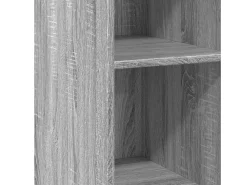 Aparador cómoda cómoda armario unidad de almacenamiento organizador cocina salón salón Sonoma 30 x 41 x 93 cm madera contrachapada gris 02_0036291