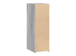 Aparador cómoda cómoda armario unidad de almacenamiento organizador cocina salón salón Sonoma 30 x 41 x 93 cm madera contrachapada gris 02_0036291