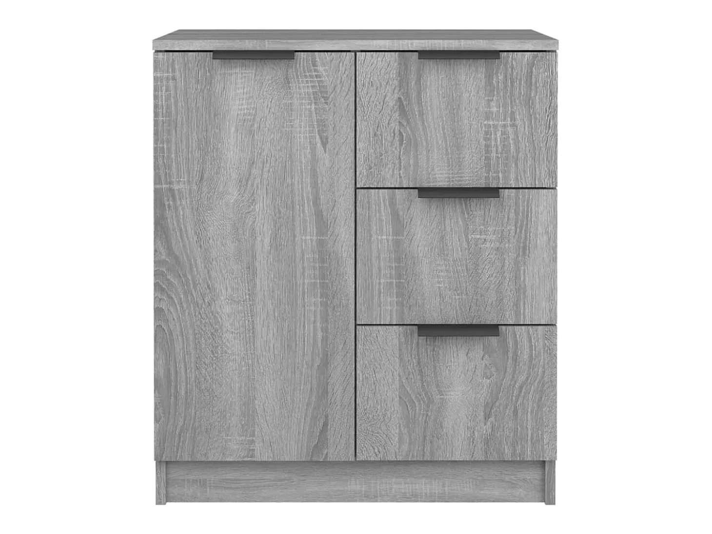 Aparador cómoda cómoda armario unidad de almacenamiento organizador cocina salón salonsonoma 60 x 30 x 70 cm madera contrachapada gris 02_0036379